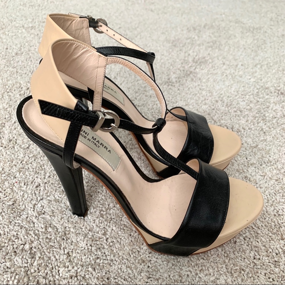 Gianni Marra Leather Heels - Picture 1 of 8
